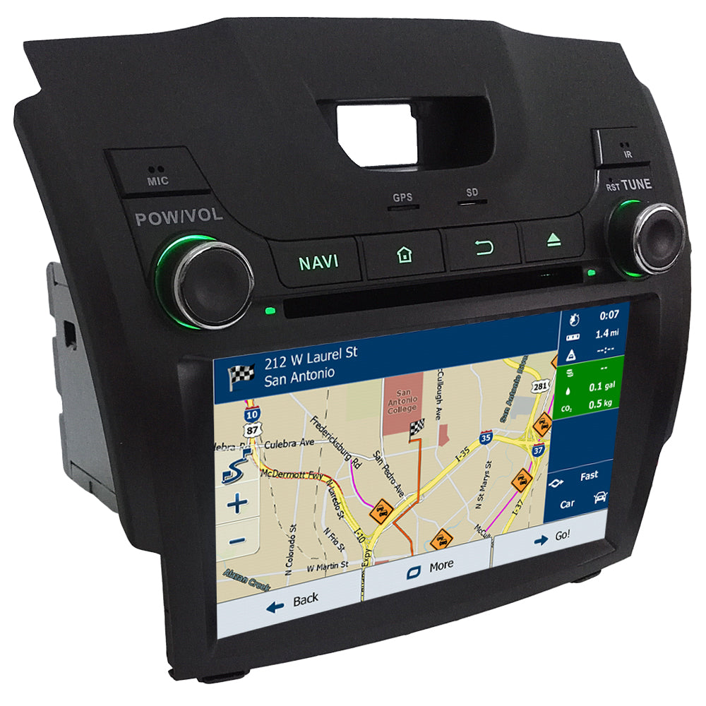 Android Autoradio für Isuzu D-Max MU-X und Chevrolet S10/Colorado/Trailblazer 2012-2017 mit Wireless CarPlay & Android Auto