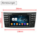 Android Autoradio für Mercedes Benz E-Klasse W211, CLS W219 und G-Klasse W463 2002-2010 mit Wireless CarPlay, Android Auto & DAB+