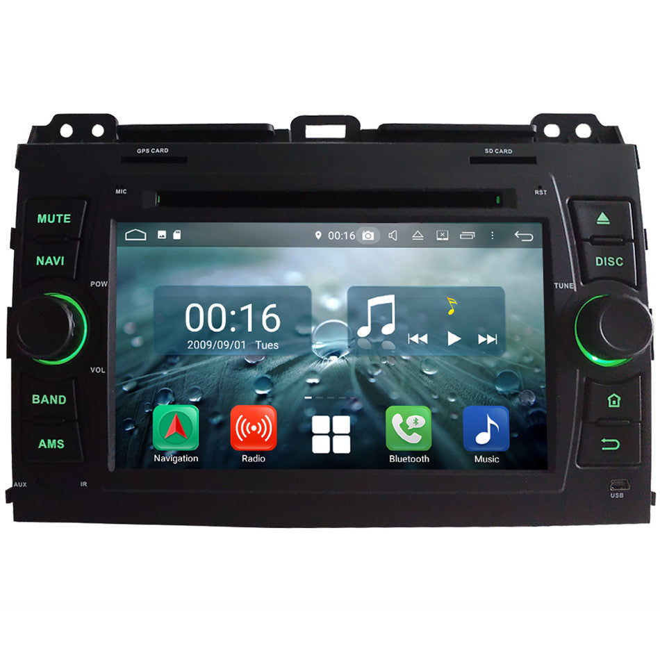 Android Autoradio für Toyota Prado LC120 2004-2010 mit Wireless CarPlay & Android Auto