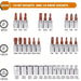 216Pcs Erweiterte Auto Reparatur Mechaniker Werkzeuge 1/4 "3/8" 1/2 "Steckschlüssel Sets Automotive Reparatur...