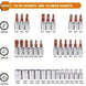 216Pcs Erweiterte Auto Reparatur Mechaniker Werkzeuge 1/4 "3/8" 1/2 "Steckschlüssel Sets Automotive Reparatur...