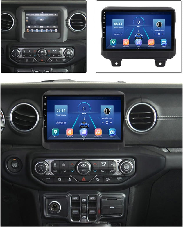 Android Autoradio für Jeep Wrangler 2018-2020 mit Wireless CarPlay & Android Auto