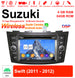 Android Autoradio für Suzuki Swift 2011-2012 mit Wireless CarPlay & Android Auto