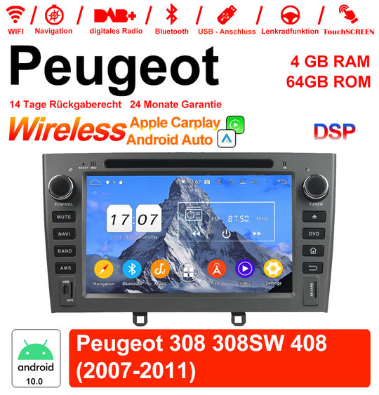 Android Autoradio für Peugeot 308, 308SW und 408 (2007-2011) mit Wireless CarPlay & Android Auto