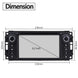 Android Autoradio für Jeep Wrangler/Compass/Caliber/Sebring/Journey (2007-2012) mit Wireless CarPlay & Android Auto
