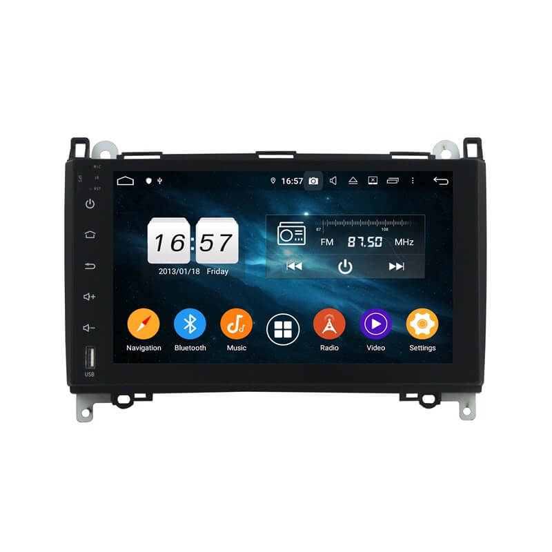 Android Autoradio für Mercedes Benz A-Klasse W169, B-Klasse W245 und Vito 2005-2012 mit Wireless CarPlay, Android Auto & DAB+