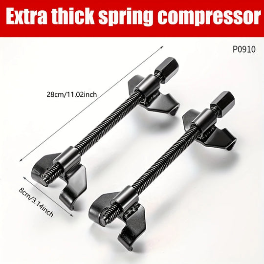 1 Paar 38cm/28cm Auto-Federkompressor 1/2 Zoll Antrieb, komprimiert die Schraubenfeder