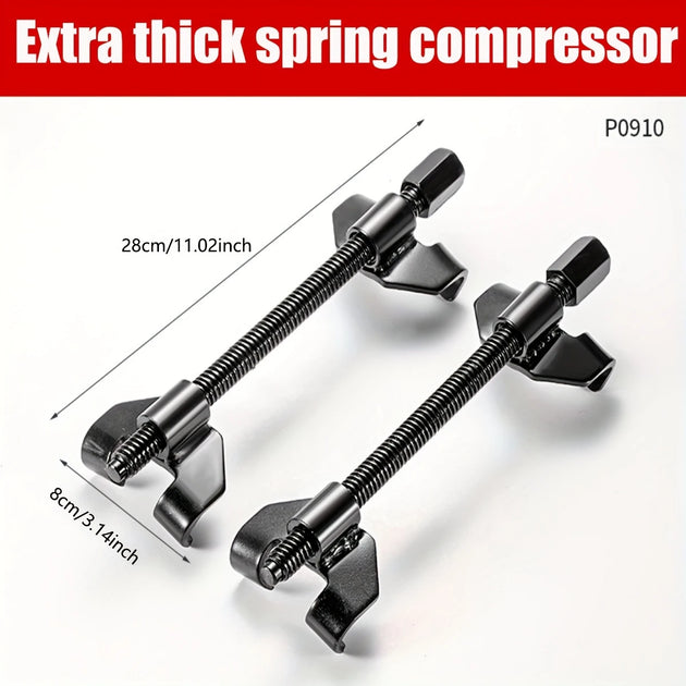 1 Paar 38cm/28cm Auto-Federkompressor 1/2 Zoll Antrieb, komprimiert die Schraubenfeder