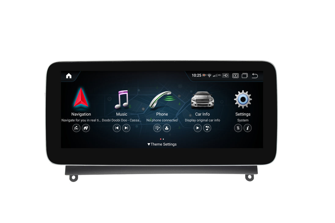 Android Autoradio für Mercedes Benz C-Klasse W204 2008-2010 mit Wireless CarPlay, Android Auto & DAB+