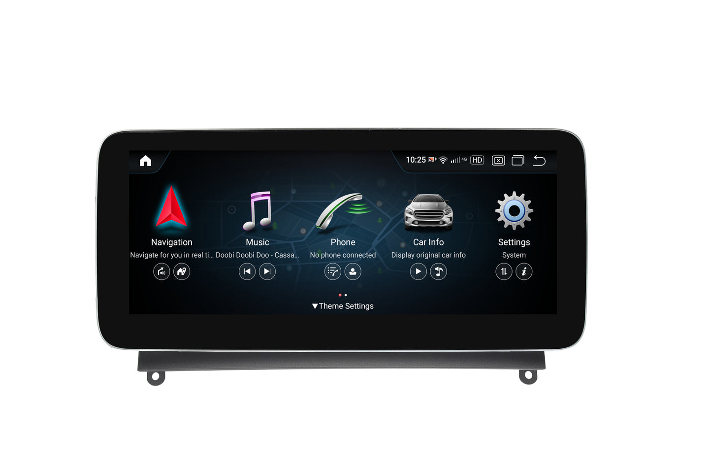 Android Autoradio für Mercedes Benz C-Klasse W204 2008-2010 mit Wireless CarPlay, Android Auto & DAB+