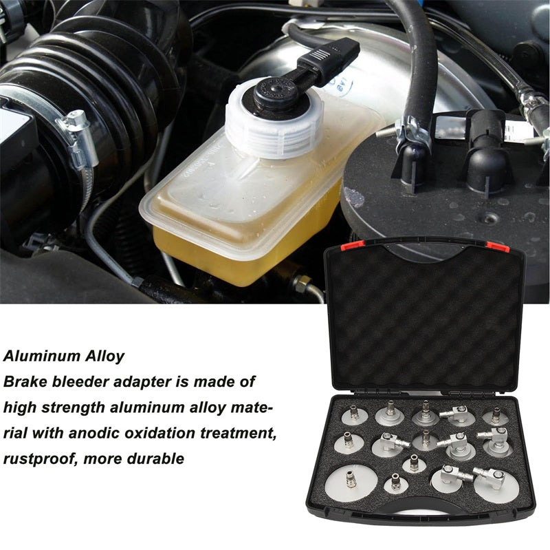 Haupt zylinder adapters atz Brems flüssigkeits entlüftung adapter Aluminium legierung hohe Genauigkeit tragbar...