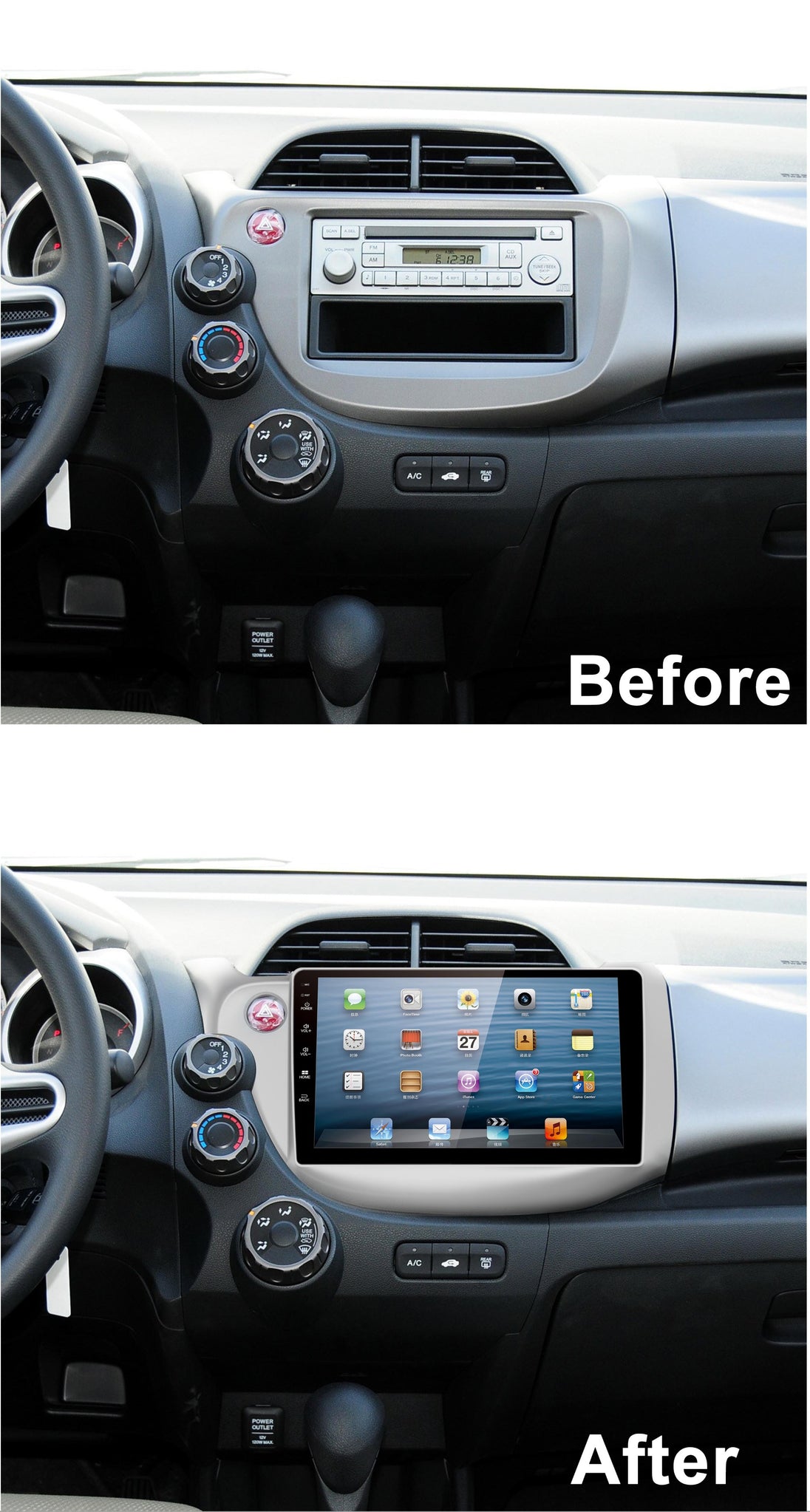 Android Autoradio für Honda Jazz (2008-2013) mit Wireless CarPlay & Android Auto