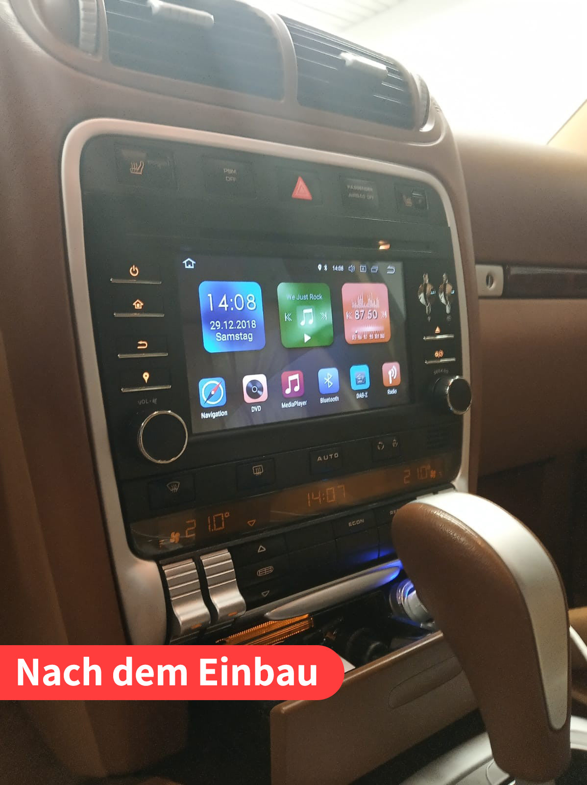 Android Autoradio für Porsche Cayenne 2003-2010 mit Wireless CarPlay & Android Auto